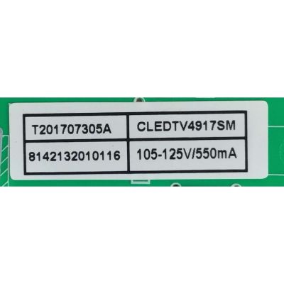 FUENTE DE PODER PARA TV VIOS / NUMERO DE PARTE  8142132110039  / LT.2135.B / T201607121A  / LG-RE01-170805-ZX12-600230 / MODELO CLEDTV4916SM - Imagen 4