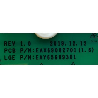 FUENTE DE PODER PARA TV LG / NUMERO DE PARTE EAY65689301 / EAX69082701(1.6) / 65689301 / PANEL AC550AQL WNA1 / MODELO OLED55GXPUA / OLED55GXPUA.DUSQLJR - Imagen 2