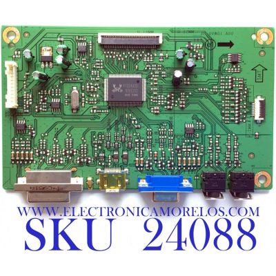 MAIN PARA TV DELL / NUMERO DE PARTE 5EQVY01001 / 4H.0VW01.A00 / 621480 / 5E0VY01001 / PANEL M240HW01 / MODELO ST2410B