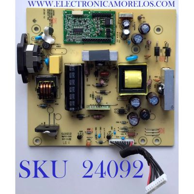 FUENTE DE PODER PARA TV HP / NUMERO DE PARTE 7902M1400800R / 491A013G1400R / E131175 / PANEL LTM200KT07 / MODELO LA2006X