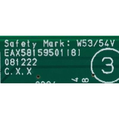 MAIN PARA TV LG / NUMERO DE PARTE AGF72131801 / EAX5815959501 / PANEL LM230WF1 (TL)(B3) / MODELO W2361VG-PFV.AUSOAPN - Imagen 3