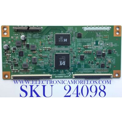 T-CON PARA TV ELEMENT / NUMERO DE PARTE TXT01B01 / V500DK4-CKS1 / TXT01B01-UC24 / TXT01B01-UC24-12E50F5586-68M / PANEL´S MD5008YTIF / MD5009YTIF / MODELO ELEFW5017 LE-50GAM-D3