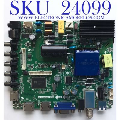 MAIN FUENTE PARA TV ELEMENT / NUMERO DE PARTE K17041554 / TP.MS3393.PB801 / K17041554-2A01211 / 21005934 / PANEL MD5009YTIF / MODELO ELFW5017