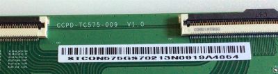 T-CON PARA TV VIZIO ORIGINAL / NUMERO DE PARTE STCON575GS702 / CCPD-TC575-009 / STCON575GS / CCPD-TC575-009 V1.0 / PANEL HD580X1U92-TAL1 / TPT580WR-PV7D.Q / DISPLAY CC580PV5D / MODELOS V585-H11 / V585-J01 / M58Q7-J01 / 58R6E3 / 55US5800 / LT-58MAW705 - Imagen 2