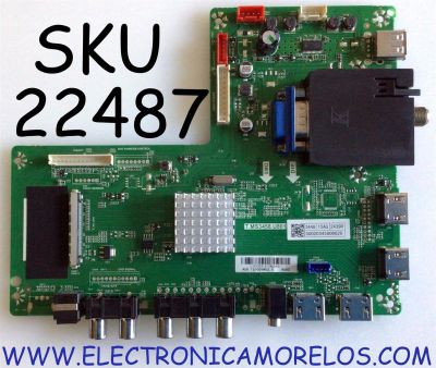 MAIN PARA TV SCEPTRE / NUMERO DE PARTE 50020345800020 / TP.MS3458.U801 / L15103312 / T550QVN02.0 / E157925 / 2025A00 / 2097A236A1 / 102815048317 / 3448 15AG 2439R / 344815AG2439R / PANEL LC430EGY (SH)(M1)
