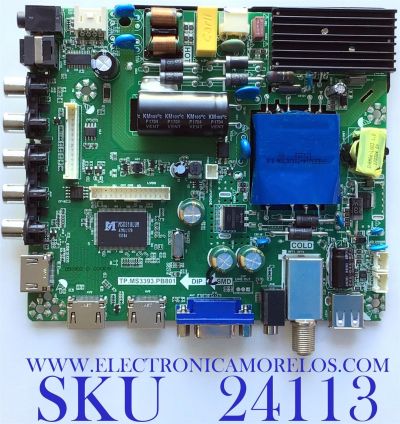 MAIN FUENTE (COMBO) PARA TV ELEMENT / NUMERO DE PARTE H17050982 / 21005879 / V500DJ6-QE1-T1 / E17011-KK-3 / PANEL MD5005YTIF / MODELO ELFW5017 R712RRR