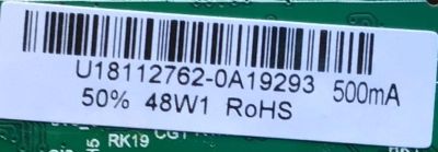 MAIN FUENTE PARA TV ELEMENT / NUMERO DE PARTE  U18112762 / TP.MS3553.PB819 / U18112762-0A19293 / PANEL C320X18-E8C-H / MODELO ELEFW328 - Imagen 3
