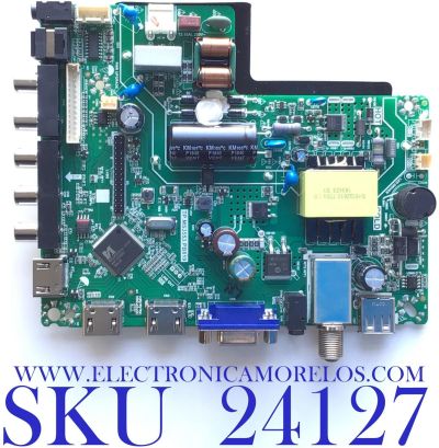 MAIN FUENTE PARA TV ELEMENT / NUMERO DE PARTE  U18112762 / TP.MS3553.PB819 / U18112762-0A19293 / PANEL C320X18-E8C-H / MODELO ELEFW328