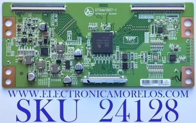 T-CON PARA TV ELEMENT / NUMERO DE PARTE ST5461D07-1 / 1708CSAF01 / ST5461D07-1. / ST775A1-4. 0 / ST775A1-4 / 02650100010002 / PANEL MD5541YTCF / MODELO ELEFW5517 J7M0M