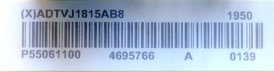 FUENTE DE PODER PARA TV VIZIO / NUMERO DE PARTE ADTVJ1815AB8 / 715G9315-P01-001-003S / PANEL TPT550F2-PU2L03.Q REV:S03M / MODELO V555-G1 LTCDYILW / V555-G1 LTCDYILV - Imagen 2
