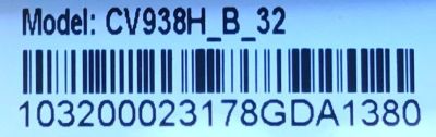 MAIN PARA TV ELEMENT / NUM DE PARTE CV938H-B / CV938H_B_32 / 103200024 / E17188-SY / E17175-5-SY / E17062-SY / E17175-3 / 7.D938HB32000 / 890-M00-01E11 / PANEL T500-0UK-DLED / DISPLAY T500QVN03.0 / MODELOS EL4KAMZ5017 LE-50GUK-A1 / EL4KAMZ5017T  - Imagen 2
