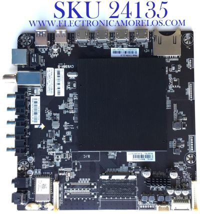 MAIN PARA TV ELEMENT / NUM DE PARTE CV938H-B / CV938H_B_32 / 103200024 / E17188-SY / E17175-5-SY / E17062-SY / E17175-3 / 7.D938HB32000 / 890-M00-01E11 / PANEL T500-0UK-DLED / DISPLAY T500QVN03.0 / MODELOS EL4KAMZ5017 LE-50GUK-A1 / EL4KAMZ5017T 