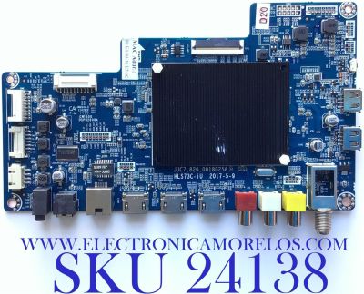 MAIN PARA TV ELEMENT NUMERO DE PARTE 998H7PT / JUC7.820.00180256 / HLS73C-UI / PANEL C500U17-E61-A(G11) / DISPLAY T500QVN03.6 / MODELO E4SW5017RKU