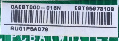 MAIN PARA SMART TV LG 4K UHD CON HDR RESOLUCION (3,840 x 2,160) / NUMERO DE PARTE  EBT65973103 / EAX68942705 (1.0) / PANEL NC750DQD-AAHH1 / MODELO 75SM9070PUA.BUSYLJR - Imagen 3