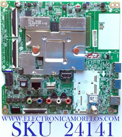 MAIN PARA LG 4K·UHD·HDR SMART TV / NUMERO DE PARTE EBT66490802 / EAX69083603 / EAX69083603(1.0) / 66490802 / PANEL NC550DGG-ABGP1 / MODELO 55UN7000PUB / 55UN7000PUB.BUSFLKR