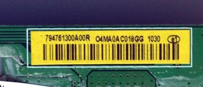 MAIN PARA TV HP / NUMERO DE PARTE 794761300A00R /492911300100R / ILIF-150 / PANEL LM270WF1 (TL)(C1) / MODELO 2710M - Imagen 2