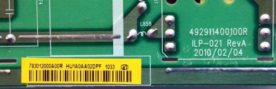 FUENTE DE PODER PARA TV HP / NUMERO DE PARTE 793012000A00R / 492911400100R / ILP-021 / PANEL LM270WF1 (TL)(C1) / MODELO 2710M - Imagen 2