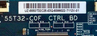 T-CON PARA TV VIZIO / NUMERO DE PARTE 55.50T32.C25 / 5550T32C25 / 55T32-C0F / PANEL TPT500U1-QVN03.U REV:SFB1H / MODELO M50Q7-H1 LTCWZKKW / LTCWZKMW - Imagen 2