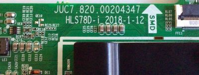 MAIN PARA TV ELEMENT / NUMERO DE PARTE 999C8DPM / JUC7.820.00204347 / HLS78D-I / MODELO E2SW3918 A9C0H - Imagen 3