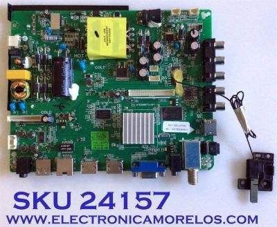 MAIN FUENTE (COMBO) PARA TV ELEMENT / NUMERO DE PARTE E17194-SY / 110105001902 / ST6308RTU-AP1 / 1602-17080025 / V500HJ1-PE8-C7 / PANEL T500-DXB-DLED / MODELO ELSJ5017 J7C0M1