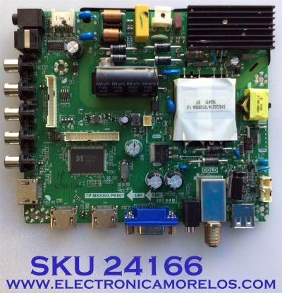 MAIN PARA TV ELEMENT / NUMERO DE PARTE  K17031044 / TP.MS3393.PB801 / K17031044-0A02693 / 21005686 / KR17-0037 / 20170315_163610 / PANEL MD5004YTIF / MODELO ELFW5017