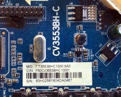 MAIN PARA TV ELEMENT / NUMERO DE PARTE F50CV3553BHC10001 / CV3553BH-C / 7.T3553BHC1000.0A0 / 83H02581804DA0467 / LTE28522 / LTE32514 / PANEL MD5004YTIF / MODELO ELFW5017 - Imagen 2