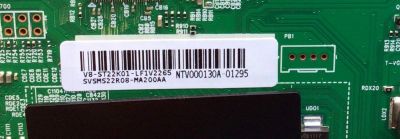 MAIN PARA TV TCL·ROKU 4K·UHD·HDR (3840 X 2160) / NUMERO DE PARTE SVSMS22R08-MA200AA / 40-MS22R1-MAA2HG / V8-ST22K01-LF1V2265 / MS22R1 / NTV000130A-01295 / PANEL ST5461D12-1 / MODELO 55S425 - Imagen 2