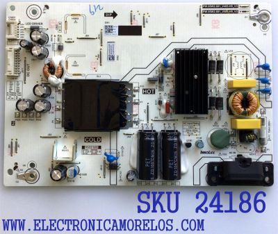 FUENTE DE PODER PARA TV VIZIO 4K UHD HDR SMART TV / NUMERO DE PARTE P400D103DB / SHG4003A-247E / PW.95W2.681_V405-H9_V3 / 25-DB5803-X215 / SHG4003A-247E V4.0 / PANEL V400DJ2-D03 REV.C1 / MODELO V405-H19 / V405-H19 LIAIZA / V405-H19 LINIZALW