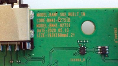 MAIN PARA TV SAMSUNG / NUMERO DE PARTE BN94-16157T / BN41-02751B / BN97-17028B / PANEL CY-BT065HGSV1H / MODELOS UN65TU7000FXZA UA03 / UN65TU700DFXZA UA03 - Imagen 4