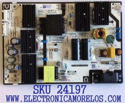 FUENTE DE PODER PARA TV VIZIO / NUMERO DE PARTE P650D108DC / PW.118W2.681_V655-H9_V3 / P20092435 / V650DJ4-D03 / P20092435-0A10338 / PANEL V650DJ4-D03 REV.C1 / MODELOS V655-H9 LINIZC / V655-J09 LIAIG2 / V655-H19 LIAIZC / V655-H19 LINIZC