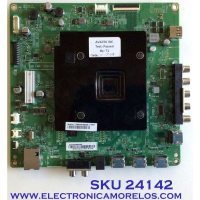 MAIN PARA TV VIZIO / NUMERO DE PARTE 756TXHCB0QK020 / XHCB0QK020 / 715G8547-M01-B00-005T / PANEL TPT650UA-QVN06.U REV:S300E / MODELO E65-E1 LTMWVKRT