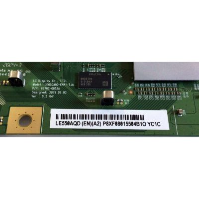 T-CON PARA TV VIZIO OLED / NUMERO DE PARTE 6871L-6461A / 6870C-0852A / 6461A / PANEL LE550AQD (EN)(A2) / MODELO OLED55-H1 / OLED55-H1 OTYPZRKW - Imagen 3