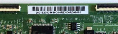 T-CON PARA TV VIZIO / NUMERO DE PARTE PT430GT01-2-C-1 / 2601620035 / 2601620036 / 2601620049 / 2601620048 / 2601620044 / 2601620048 / 083Z2B / PANEL TPT430B5 / TPT430WR / MODELOS V435-H11 / V435-H1 LTN5ZG / V435-H1 LTM5ZG / 43LF621U21 / NS-43DF710NA21 - Imagen 2