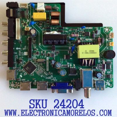 MAIN FUENTE (COMBO) PARA TV ELEMENT / NUMERO DE PARTE J18113459 / TP.MS3553.PB819 / 2605634A0 / PANEL C320X18-E8C-H / MODELO ELEFW328