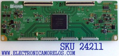 T-CON PARA TV LG / NUMERO DE PARTE 6871L-3474A / 6870C-0478A / 3474A / PANEL LM310UH1 (SL)(A2) / MODELO 31MU97-BD / 31MU97-BD.AUSLRYN