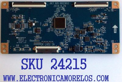 T-CON PARA TV ELEMENT / NUMERO DE PARTE  919B8D / JUC7.820.0223012 / PANEL C500F18-E61-P / MODELO E2SW5018