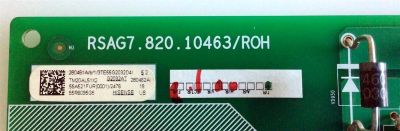 MAIN FUENTE ((COMBO)) PARA TV HISENSE 4K·UHD·HDR ((ROKU TV)) / NUMERO DE PARTE 280461 / 280462 / RSAG7.820.10463/ROH / 280461A / 280462A / 55A521FUR / PANEL HD550Y1U72-T0L4\WG\S0\GM\ROH / DISPLAY HV550QUB-F70 / MODELO 55R6095G5 - Imagen 2