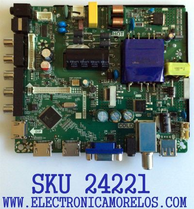 MAIN FUENTE (COMBO) PARA TV ELEMENT / NUMERO DE PARTE W17080874 / 21006192 / TP.MS3353.PB801 / T550HVN08.4 / 20170815_103723 / E17212-3-KK / PANEL MD5534YTAF / MODELO ELEFW5017 H7AAM / ELEFW5517