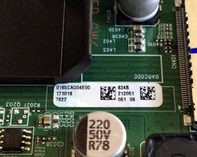 MAIN PARA TV VIZIO / NUMERO DE PARTE Y8387824S / 0165CAQ04E00 824 / 1P-016C500-4013 / 1P-0169X00-4013 / PANEL S650DUA-2 / DISPLAY V650DJ4-QS5 / MODELO E65-E3 LFTIVKNT - Imagen 2