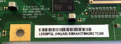 T-CON PARA TV LG OLED / NUMERO DE PARTE 6871L-6275D / 6870C-0852B / 6275D / PANEL AC650AQL CNA1_RS / MODELOS OLED65CXAUA / OLED65CXAUA.DUSQLJR / OLED65CXPUA.DUSQ / OLED65CXPUA.DUSQLJR  - Imagen 2