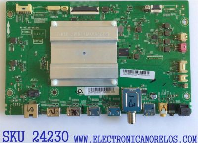 MAIN PARA TV TCL / NUMERO DE PARTE SVSRT73003-MA200AA / 40-RT73H1-MAA2HG / V8-RT73K01 / RTD2873 / RT73H1 / PANEL LVU550NDBL / DISPLAY T550QVN05.6 / MODELO 55R625