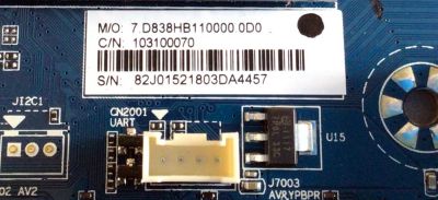 MAIN PARA TV ELEMENT / NUMERO DE PARTE E18035-SY / 103100070 / CV838H-B / 7.D838HB110000.0D0 / 82J0152 / PANEL T500-TAU-DLED / MODELO E2SW5018 - Imagen 3