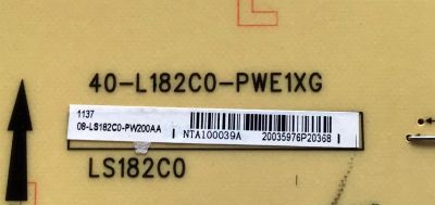 FUENTE BACKLIGHT PARA TV TCL / NUMERO DE PARTE 08-LS182C0-PW200AA / 40-L182C0-PWC1XG / 40-L182C0-PWE1XG / LS182C0 / PANEL LTA400HA05-X02 / MODELO L40FHDF11TA TBAA - Imagen 2