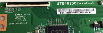 T-CON PARA TV TCL / NUMERO DE PARTE 342911008D0711 / ST5461D07-7-C-3 / 34.29110.08D / C054142DOF-B-21 / C054142D0F-B-21 / E202404 / PANEL LVU550NDBL CD9W00 / MODELO 55R613 LFAA - Imagen 2