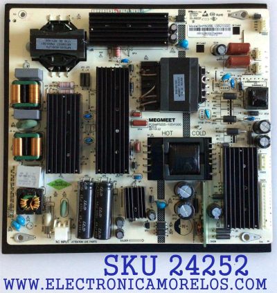 FUENTE DE PODER PARA TV ELEMENT / NUMERO DE PARTE MP5055-105V1000 / E255554 / 104100012 / PANEL T550-V35-DLED / MODELO E4SJ5517BF LE-55GV350-B1