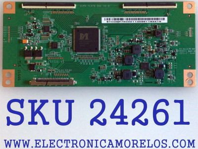 T-CON PARA TV WESTINGHOUSE·ROKU TV 4K UHD HDR SMART TV / NUMERO DE PARTE STCON575C001130961163/ CCPD-TC575-001 / CCPD-TC575-001 V1.0 / E88441 / PANEL CC575PU1L01 / MODELOS 58C61 / WR58UX4019