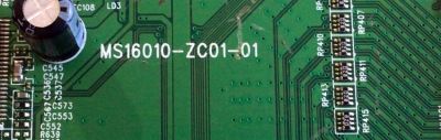 MAIN PARA TV HITACHI / NUMERO DE PARTE 515C16010M08 / MS16010-ZC01-01 / 1010312307 / M19046-MT / E022M394-C1 / E168066 / PANEL CC575PU1L01 / MODELO 58C61 - Imagen 3