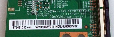 T-CON PARA TV LG / NUMERO DE PARTE 34291100AY01 / ST5461D13-4 / 34291100AY0111 / ST5461D13-4-C-1 / C054293AOF-A-34 / C054293A0F-A-34 / PANEL NC550DQE-VCHX3 / MODELO 55UN7300AUD / 55UN7300AUD.BUSCLKR - Imagen 2