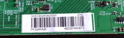 MAIN PARA TV INSIGNIA / NUMERO DE PARTE GXKCB02K042 / 715GA715-M01-B00-005G / 715GA715-M01-B00-005K / GXKCB02K042000X / PANEL TPT550U1-QVN05.U REV:S57B1AY / MODELO NS-55DF710NA21 - Imagen 3
