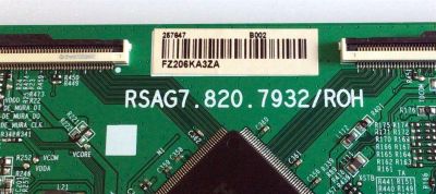 T-CON PARA TV HISENSE / NUMERO DE PARTE 257647 / RSAG7.820.7932/ROH / H41804PNE00A2 / PANEL HD650V3U52-TDL3 / DISPLAY T650QVN07.5 / MODELO 65R8F5 / 65R8F - Imagen 2